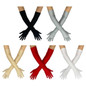 Satined Gloves for Wedding Ceremony Simple Elbow Gloves Formal Occasion Gloves Banquet Long Gloves for 1920s Costume — image 11 of 16