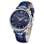 STARKING Men's Automatic Mechanical Watch with Date, Water Resistant, Blue Dial, Stainless Steel — image 4 of 10