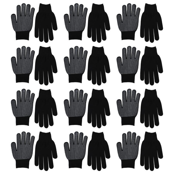 24pcs Fashion Breathable Gloves Unisex Working Presentation Gloves Washable — image 1 of 15