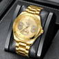 Luxury Automatic Mechanical Watch for Men, Big Dial Tourbillon Chronograph with Tachymeter, Waterproof Custom Stainless Steel Wristwatch — image 6 of 11