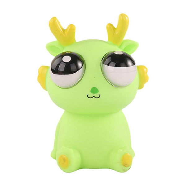Anti-Stress Squeezable Toy Eye-Popping Dragon Fidgets Squeeze Toy for Kids Student Sensory Toy — image 1 of 8
