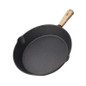 Cast Iron Skillet for Camping and Grilling - Pre-Seasoned Non-Stick Frying Pan for Steak, Home Kitchen, and Outdoor Cooking — image 8 of 12