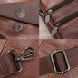 Genuine Leather Messenger Bag - Black, Multi-Compartment, Adjustable Strap, Ideal for Men's Daily Commute, Business, Travel — image 9 of 29