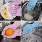 Silicone Dishwashing Gloves with Scrubber – Kitchen Cleaning & Pet Bathing Gloves — image 6 of 10
