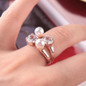 Women Accessories Jewelry Simple  Opening Adjustable Ring Gift — image 11 of 11