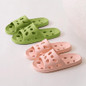 Slippers for Women Men Soft Sole Non-slip Bathroom Leaking Slippers Hollow Shower Shoes Bath Slippers Home Sandals Summer Beach Slides Couple Slippers — image 15 of 24
