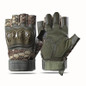 Tactical Motorcycle Gloves - Anti-Slip Shock-Absorbing Half-Finger Riding Gloves for Men — image 8 of 11