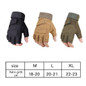 Tactically Fingerless Glove Breathable Outdoor Knuckles Protective Glove — image 7 of 12
