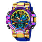 Top Brand Luxury Men Sport Chronograph Watch Dual Display Watches Army Military Watch Multifunction Electronic Watch 5 Bar Waterproof Rubber Watch — image 16 of 23