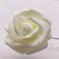 Artificial Flowers 9/25/50pcs Real Looking Cream Fake Roses w/Stem for DIY Wedding Bouquets for Bride Centerpieces Bridal Shower Party Home Room Decorations — image 14 of 20
