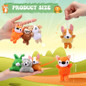 200 Pcs Mini Stuffed Animals Bulk Small Stuffed Animals Keychain Tiny Plush Toys For Operation Valentine Classroom Rewards Fillers Carnival Prizes(Cute) — image 7 of 8