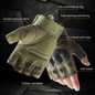 Shock Absorbing Biking Gloves With AntiSlip Grip Breathable Half Finger Design Cycling Gloves For Long Distances Biking — image 10 of 10