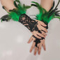 Lace Gloves Full Finger Gloves 1920s Women Bridal Gloves Wedding Gloves — image 8 of 11