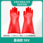 12KV Insulated Gloves for Electrical Work - High Voltage Protection up to 35KV, Durable Rubber for 220V-380V Live Line Operations — image 11 of 24