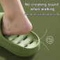 Slippers for Women Men Indoor and Outdoor House Slippers Bathroom Shower Shoes Anti-slip Slides Water  Leaking Beach Slippers Summer Couple Slippers Hollow Bath Slippers — image 12 of 29