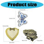 Bejeweled Jewelry Trinket Box Hinged Hand Painted Jewelry Box Earrings Holders — image 4 of 12