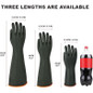 Heavy-Duty Latex Chemical Resistant Gloves - Reusable Long Rubber Dishwashing Gloves With Forearm Protection For Men - Waterproof, Industrial Safety Gear,182 Pair — image 6 of 8