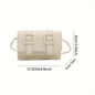 Women's small square bag messenger bag - buckle open and close Korean version/European and American style handbag, casual and formal dual-purpose bag, suitable for daily commuting or special occasions — image 9 of 21