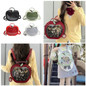 Preppy Styles Crossbody Bag for Pin Display Apples Shape Itabag PU Leather Shoulder Bag Sweet Backpack Messenger Bag — image 11 of 14
