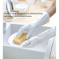 2 Pack Reusable Cleaning Gloves Latex Free, Dishwashing Gloves With Cotton Flock Liner And Embossed Palm, Waterproof Household Gloves For Laundry, Gardeninglarge — image 7 of 9