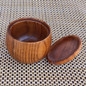 1 Set Solid Wood Spice Jar Sugar Bowl Salt Pepper Seasoning Box Japanese Style With Spoon And Lid Kitchen Tool GFA — image 14 of 14