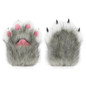 Furry Paw Gloves with Resin Claws - Cosplay Fox Cat Hand Paws for Fursuits — image 5 of 17