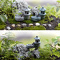 Mini Pool Tower Statue Resin Craft  Miniature Fairy Home Decor Garden Decoration Accessories Figurine — image 4 of 16