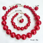 4Pcs/Set Elegant Vintage Pearl Necklace Set Korean Style Women Choker Bridal Wedding Jewelry with Earrings Ring Fashion Accessories — image 15 of 55