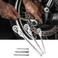 Compactly Ratchet Wrench Tool Kit 1/4 3/8 1/2Inch Drive Steel Swivels Bar Spanner — image 5 of 9