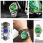 Luxury TEVISE Mechanical Watch for Men Fashion Green Waterproof Sport Business Wrist Watches Armbanduhren Herren — image 8 of 23