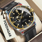 Luxury Trendy Man Wristwatch Square Dial Waterproof Luminous Date Week Men Watch Simple Business Quartz Leather Men's Watches Reloj — image 30 of 31