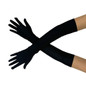 Satined Gloves for Wedding Ceremony Simple Elbow Gloves Formal Occasion Gloves Banquet Long Gloves for 1920s Costume — image 14 of 16