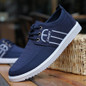 Men Fashion Lace Up Canvas Shoes Male Sneakers Casual Breathable Flat Shoes All-match Leisure Canvas Shoes Sport Shoes Men Student Skateboard Shoes — image 5 of 17