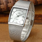 Black Business Mens Watches Square Dial Waterproof En Acier Inoxydable Montre-Bracelet Hommes Montres Quartz Watch WWOOR Uhren Herren Wasserdicht — image 7 of 22