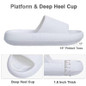 Cloud Slippers Soft Slide Sandals for Women Men Non-Slip Shower Shoes Bath Slippers Summer Beach Slides — image 5 of 25