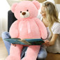52 Inch Giant Teddy Bear Stuffed Animal, Pink Big Teddy Bear Plush Toys For Girlfriend, Kids, Life Size Large Bear Plushies Gift For ValentineS Day, Valentine, Birthday — image 8 of 8