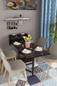 Creative Solid Wood Folding Wall Mounted Kitchen And Balcony Retractable Dining Table Sundries — image 16 of 19