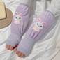 Lovely Rabbit Arm Sleeves Fingerless Hand Gloves For Student Writing Reading — image 15 of 15