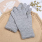 Winter Warm Touchscreen Gloves, Fluff Lined Thicken Knit Gloves Elastic Cuff Windproof Cycling Gloves For Running, Cycling, Driving, Hiking, Walking, Texting, Freezer Work, Gardening, And Daily Activities — image 14 of 18