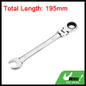 1pc/2pcs Metric Flex-Head Ratcheting Combination Wrench 72 Teeth 12 Point Dual-purpose Rachet Wrench Ended Spanner Hand Tools (6mm-24mm To Choose) — image 38 of 55
