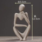 Abstract Meditation Sculpture Set | Modern Home Decor Figurines for Zen & Interior Design — image 13 of 19