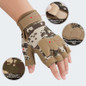 Fingerless Tactical Gloves, Knuckle Protective Breathable Lightweight Outdoor Military Gloves for Shooting, Hunting, Motorcycling, Climbing — image 11 of 23
