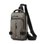 Men's Crossbody Bag, Multi-functional Waterproof Casual Shoulder Bag Fashion Single Shoulder Crossbody Bag Shoulder Backpack With USB Charging Port, Multiple Pockets For Hiking Cycling Mountaineering — image 26 of 34