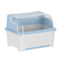Oversized Kitchen Dish Rack with Drainer and Lid – Utensil and Plate Drying Storage Cabinet — image 4 of 7