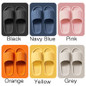 Slippers Soft Slide Sandals for Women Men Non-Slip Shower Shoes Bath Slippers Summer Beach Slides — image 7 of 21