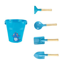 Beach Toy Outdoor Sand Play Bucket Toy with Shovel Rake Garden Planting Toy Bathtub Water Play Toy Kids Educational Toy — image 2 of 12