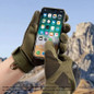 Tactical Gloves for Men, Full Finger Gloves Touchscreen Motorcycle Gloves with Palm Pads for Motorcycle Cycling Tactical Training Airsoft Paintball Shooting Hunting Hiking Camping Climbing — image 8 of 17