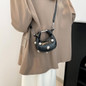 Women Retro Messenger Bag PU Leather Shoulder Crossbody Bag Small Handbag Simple Shopping Dating Bag Everyday Bag — image 6 of 16