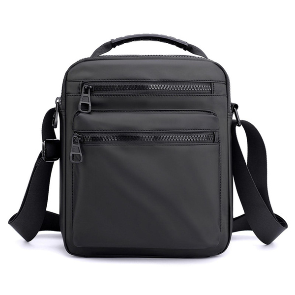 Vintage Shoulder Crossbody Bag for Men Work Business Handbag Vintage  with Adjustable Strap — image 1 of 12