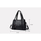 Women’s Bag New Portable Large-capacity Soft Leather Retro Slung Shoulder Bag Middle-aged Mother Backpack. — image 5 of 18